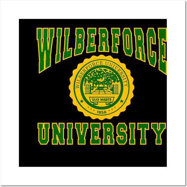 Wilberforce 1856 University Apparel Wall Art by HBCU Classic Apparel Co